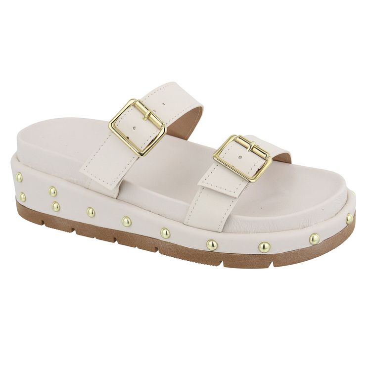 Flatform Lolla Off White - LOLLA-OFF WHITE - KUENTO SHOES
