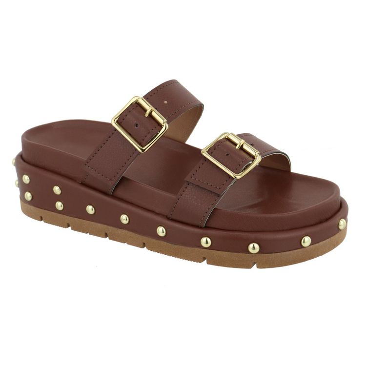 Flatform Lolla Marrom - LOLLA-MARROM - KUENTO SHOES