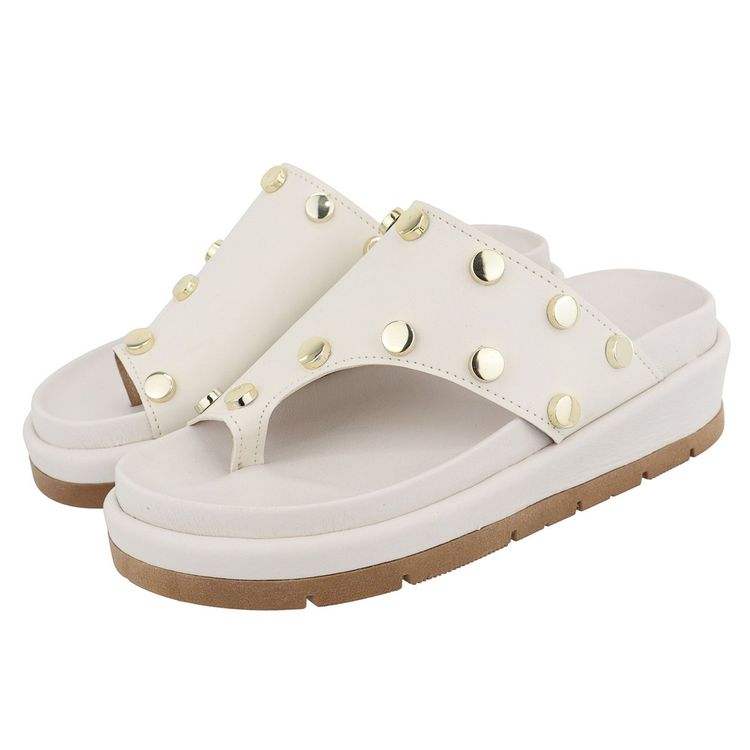 Flatform Vivi Off White - VIVI-OFF WHITE - KUENTO SHOES