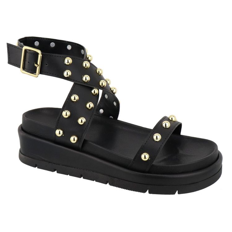 Flatform Romana Preta - ROMANA-PRETA - KUENTO SHOES