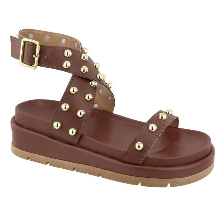 Flatform Romana Marrom - ROMANA-MARROM - KUENTO SHOES