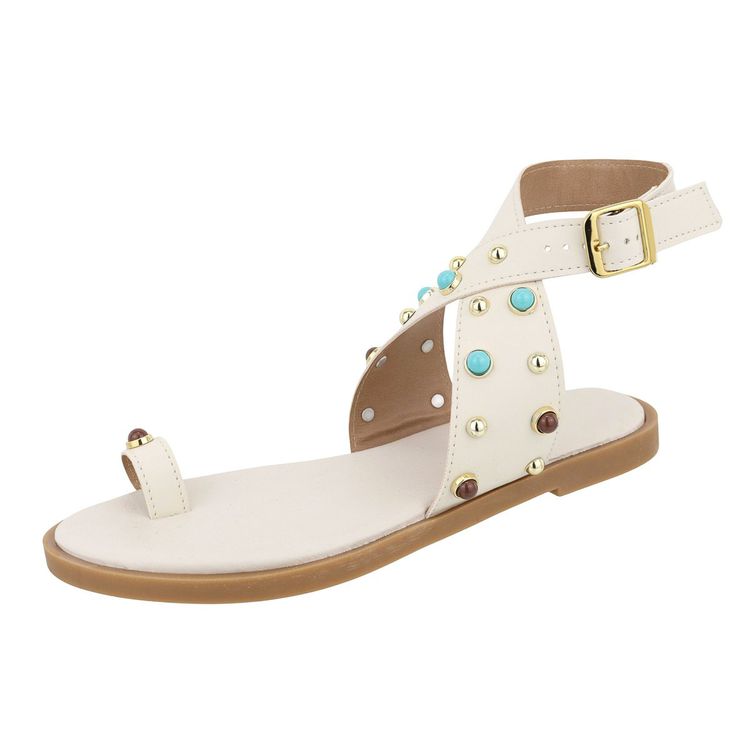 Rasteira Cora Off White - CORA-OFF WHITE - KUENTO SHOES