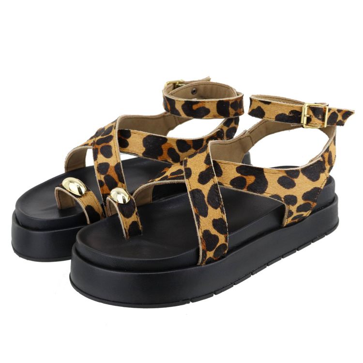 Flatform Lais Onça - LAIS-ONÇA - KUENTO SHOES