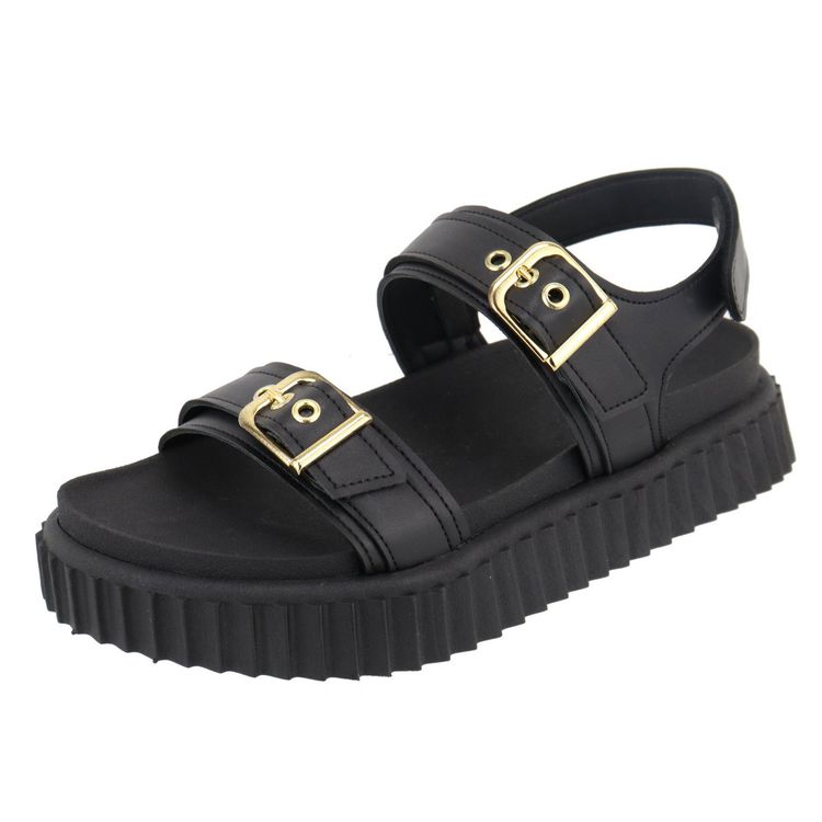 Flatform Nati Preta - NATI-PRETA - KUENTO SHOES