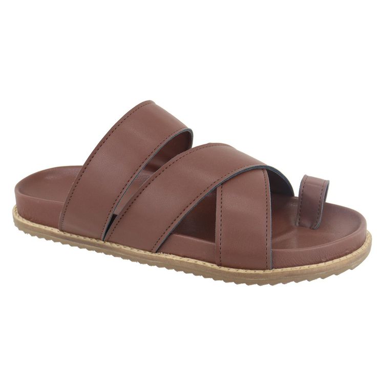Flat Thay Marrom - THAY-MARROM - KUENTO SHOES
