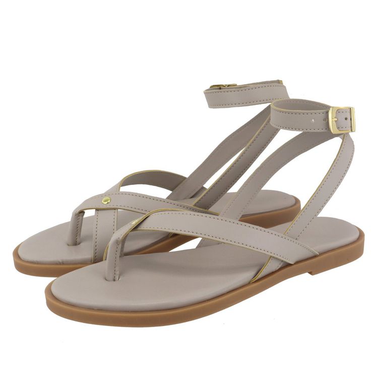 Flat Rasteira Maju Nude - MAJU-NUDE - KUENTO SHOES