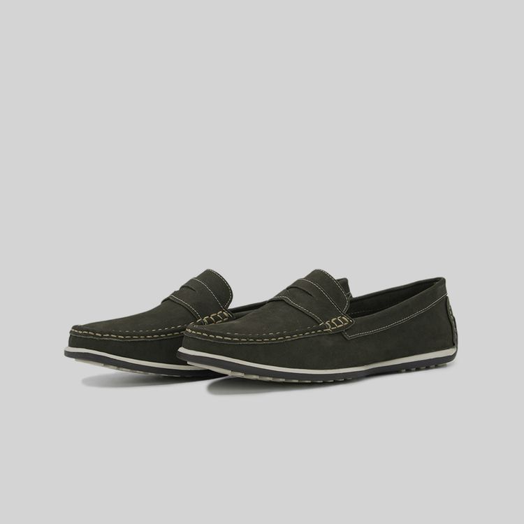 Mocassim Masculino Verde Militar - MOMAVD - KUENTO SHOES