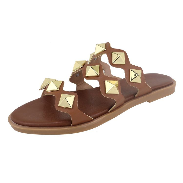 Flat Rasteira Mavi Caramelo - MAVI-CARAMELO - KUENTO SHOES