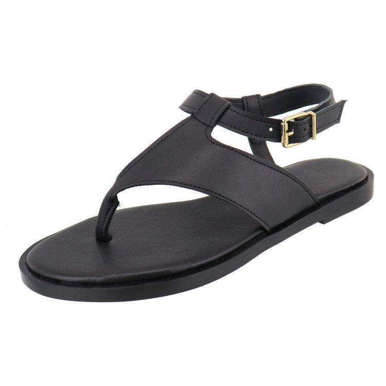 Flat Rasteira Mila Preta - MILA-PRETA - KUENTO SHOES