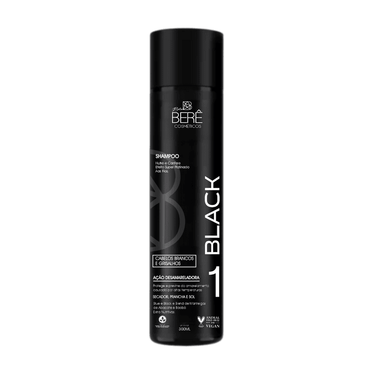 Shampoo Black Cabelos Brancos e Grisalhos 300ml