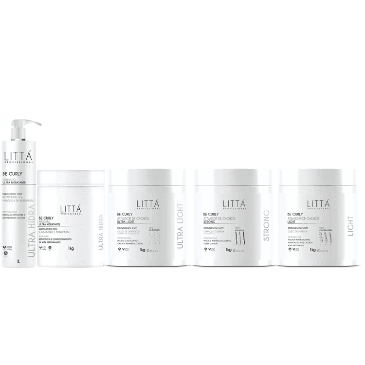 Kit Be Curly Ativador da sua escolha (Shampoo + Máscara + ativador a sua escolha)