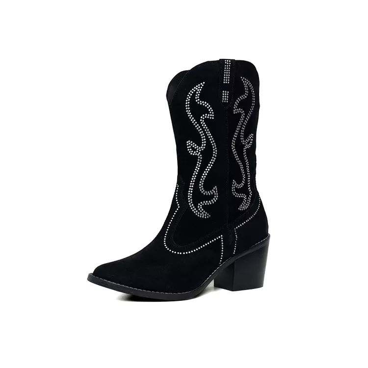 Bota Western Antonella Preta - ANTONELLA-PRETA - KUENTO SHOES