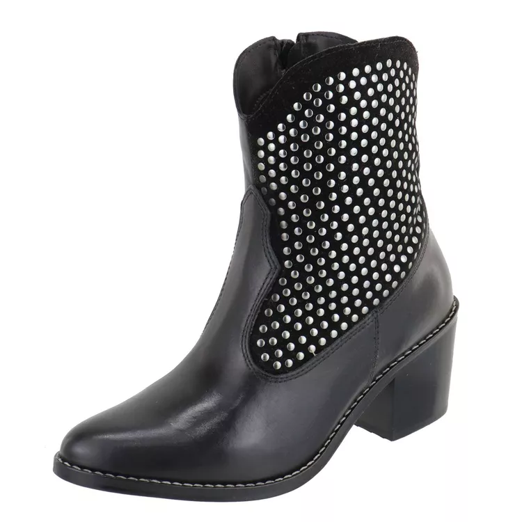 Bota Western Rafaela Preta - RAFAELA-PRETA - KUENTO SHOES