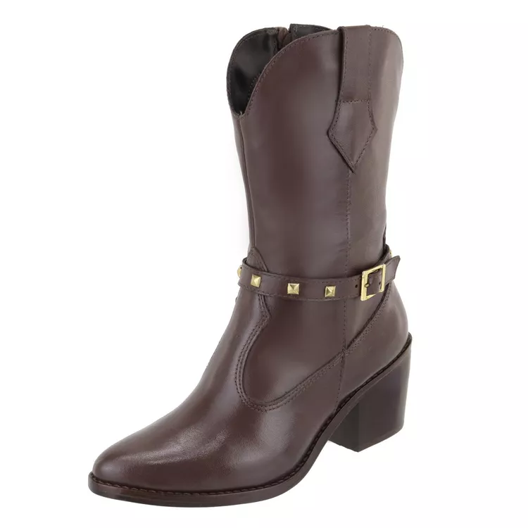 Bota Analu Chocolate - ANALU-CHOCOLATE - KUENTO SHOES