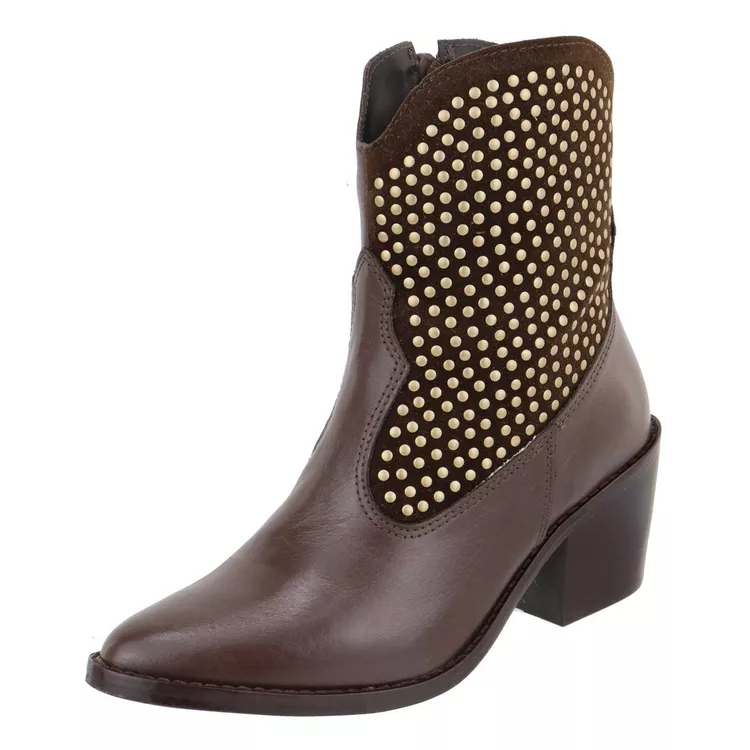 Bota Western Rafaela Marrom - RAFAELA-MARROM - KUENTO SHOES