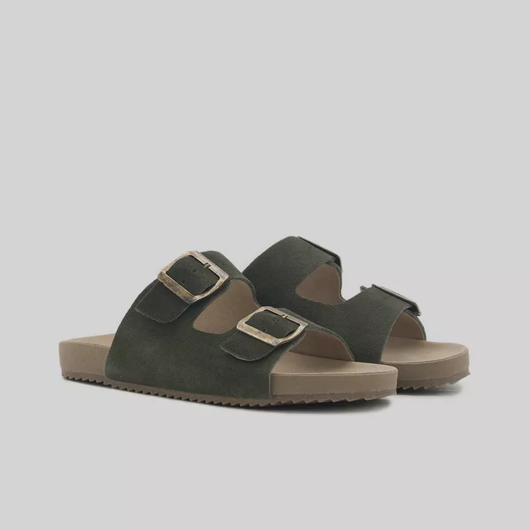 Birken Feminina Verde Militar - BKTDVDMILITAR - KUENTO SHOES