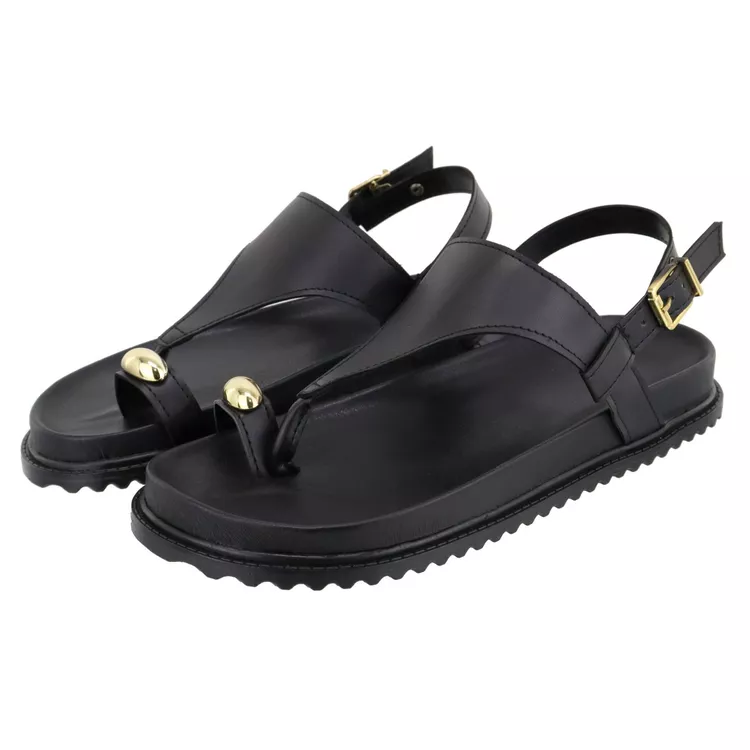 Flat Mel Preta - MEL-PRETA - KUENTO SHOES