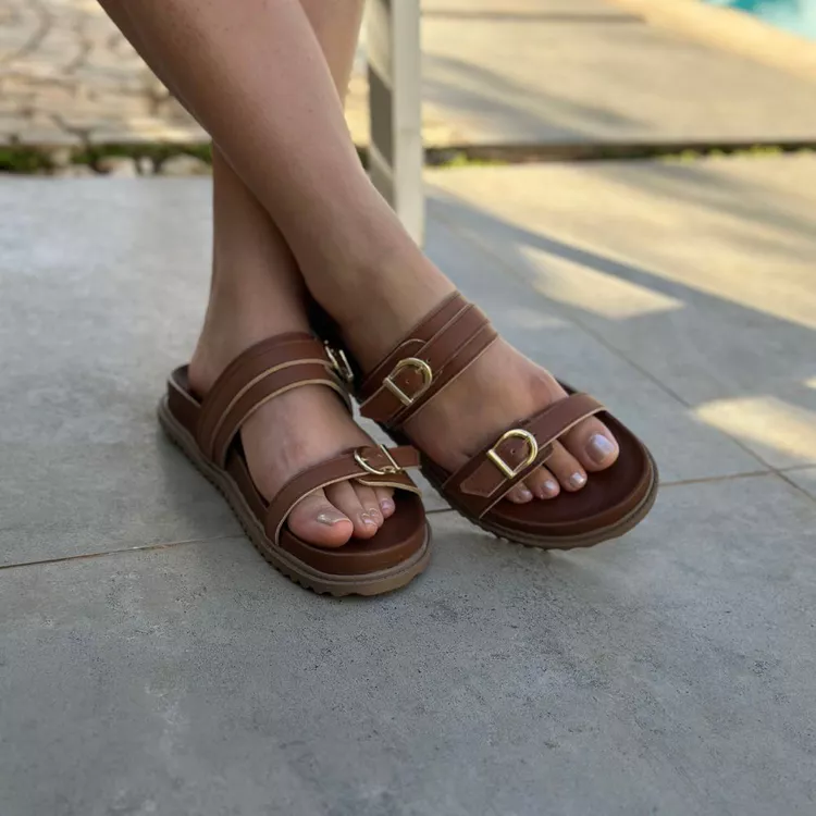 Flat Bela Caramelo - BELA-CARAMELO - KUENTO SHOES