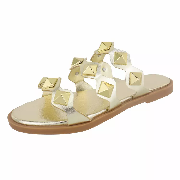 Flat Rasteira Mavi Ouro Light - MAVI-OURO LIGHT - KUENTO SHOES