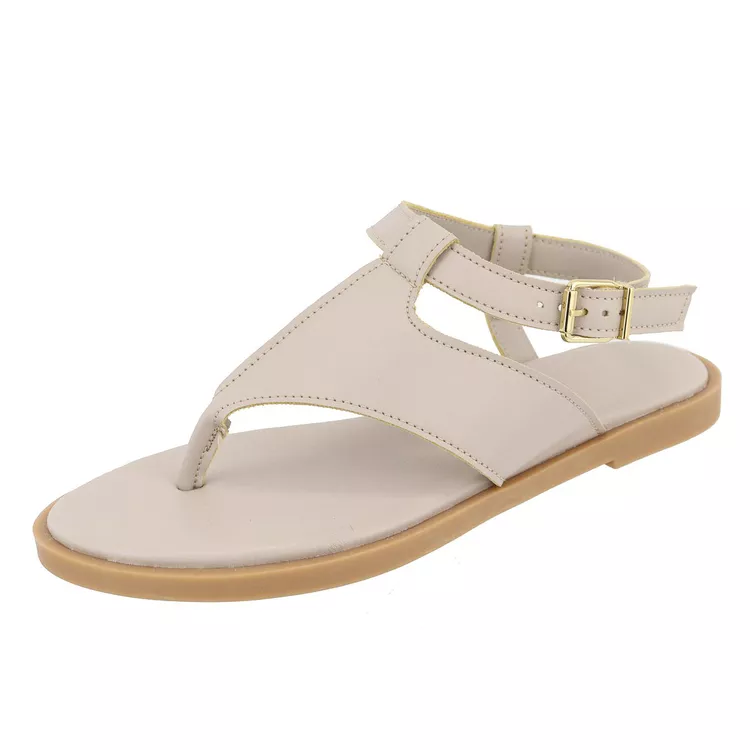 Flat Rasteira Mila Nude - MILA-NUDE - KUENTO SHOES