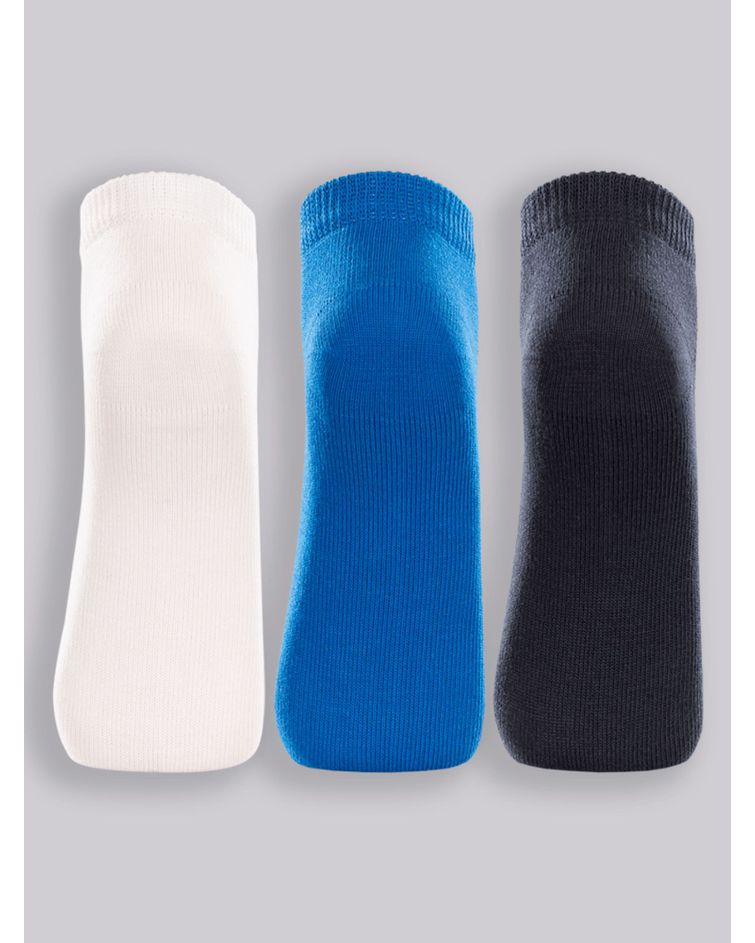 Kit Com 3 Pares De Meia Infantil Cano Curto Lupo Sport 30/36