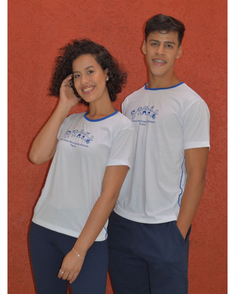Uniforme Escola Municipal de Franca-SP/manga curta - 12 ao 16