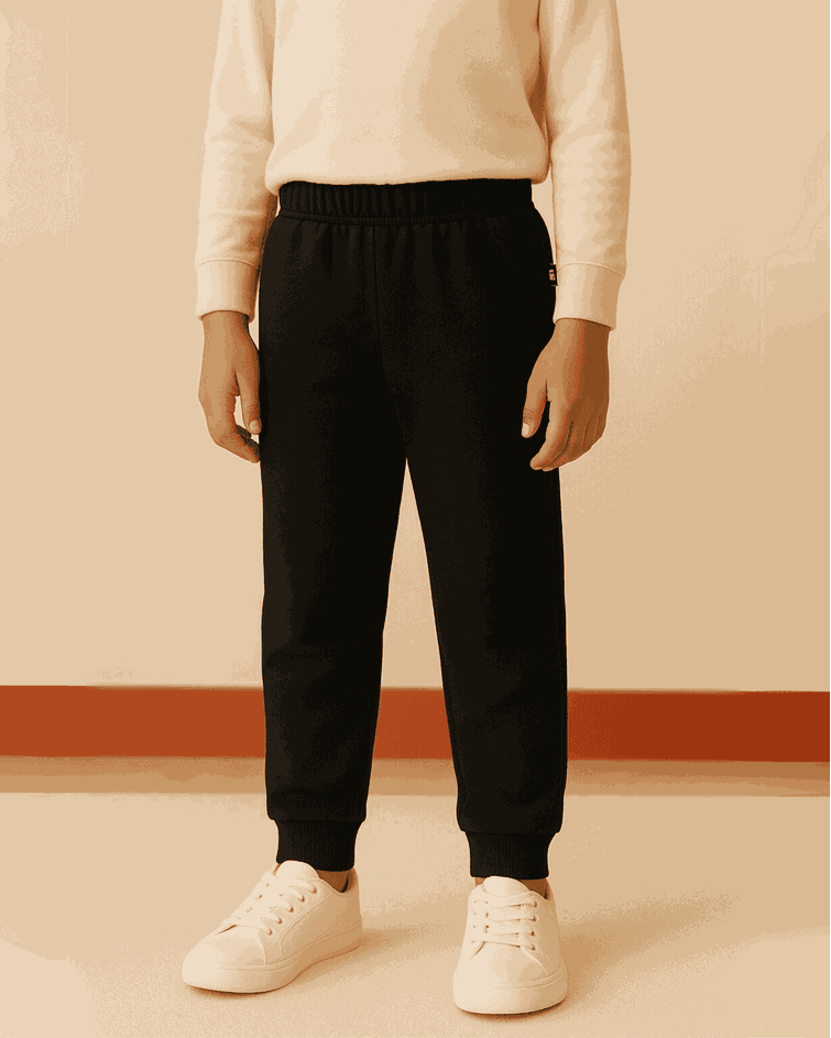 Calça de moletom Soletex infantil unissex Preto 1 ao 3 