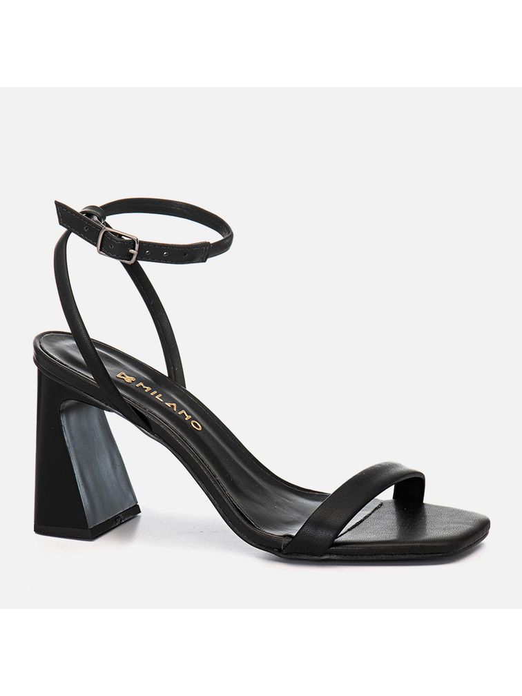 SANDALIA FEMININO PRETO 12535 - Lelle & Co 