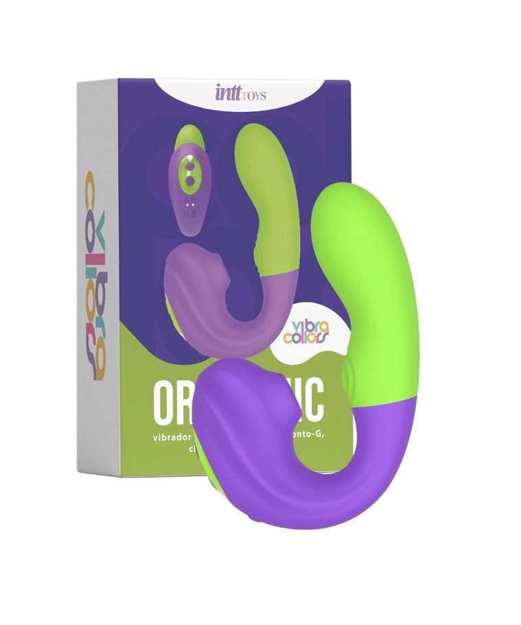 Orgasmic Vibrador com Estimulo Clitoriano, Vaginal e Função Tapping