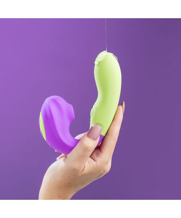 Orgasmic Vibrador com Estimulo Clitoriano, Vaginal e Função Tapping