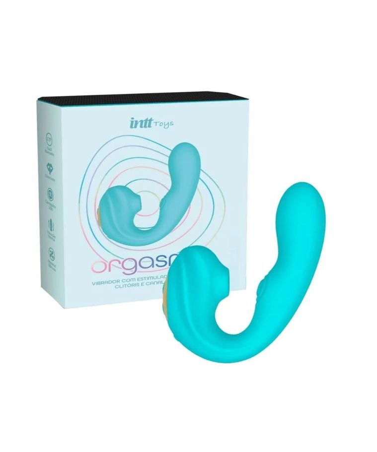Orgasmic Vibrador com Estimulo Clitoriano, Vaginal e Função Tapping