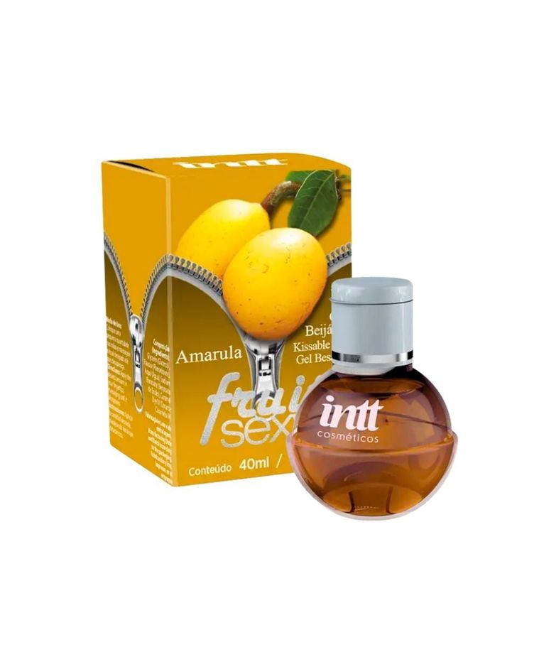 Fruit gel beijável com efeito quente
