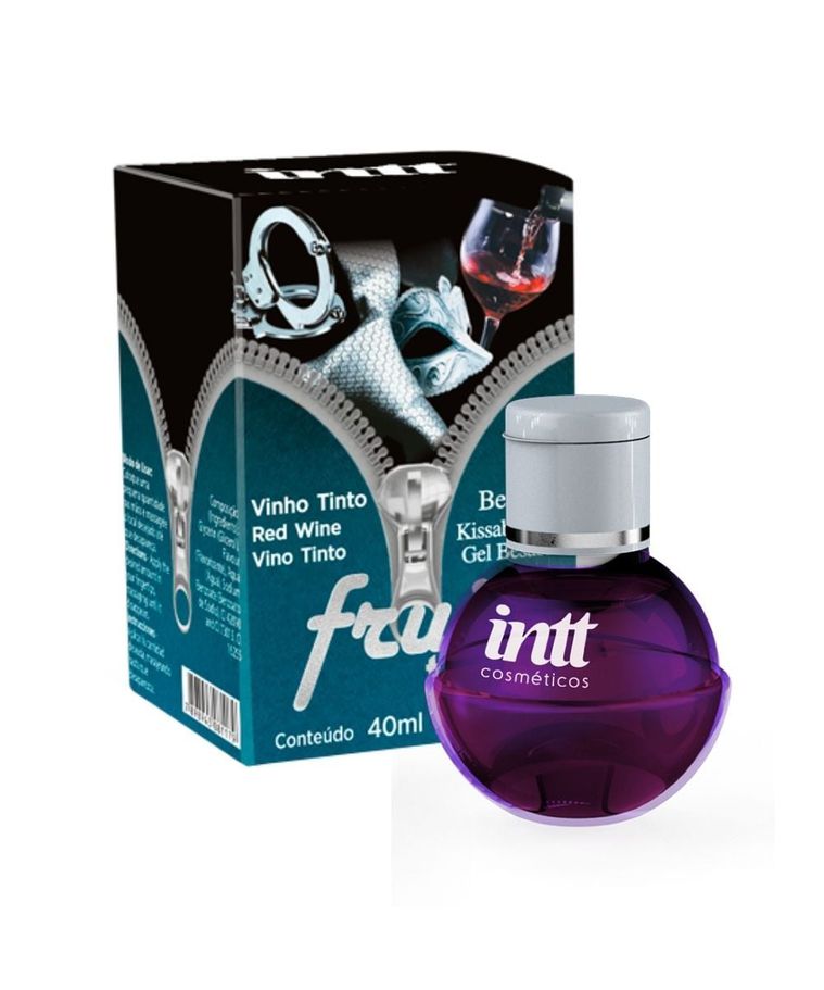 Fruit gel beijável com efeito quente