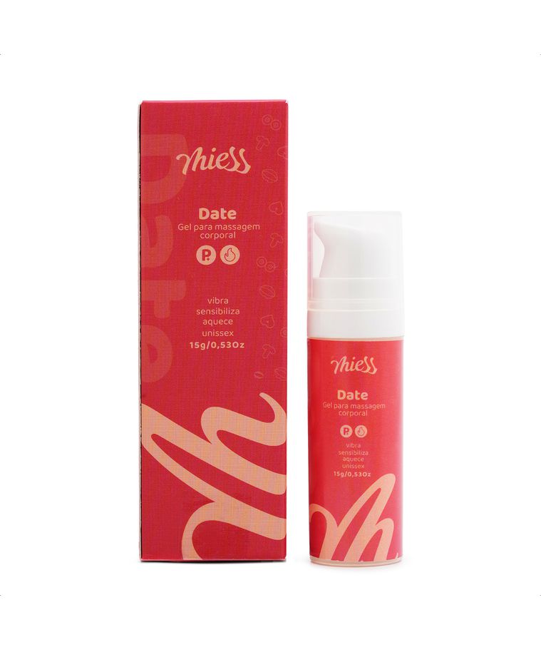 Date Gel Excitante de Massagem Íntima 15g