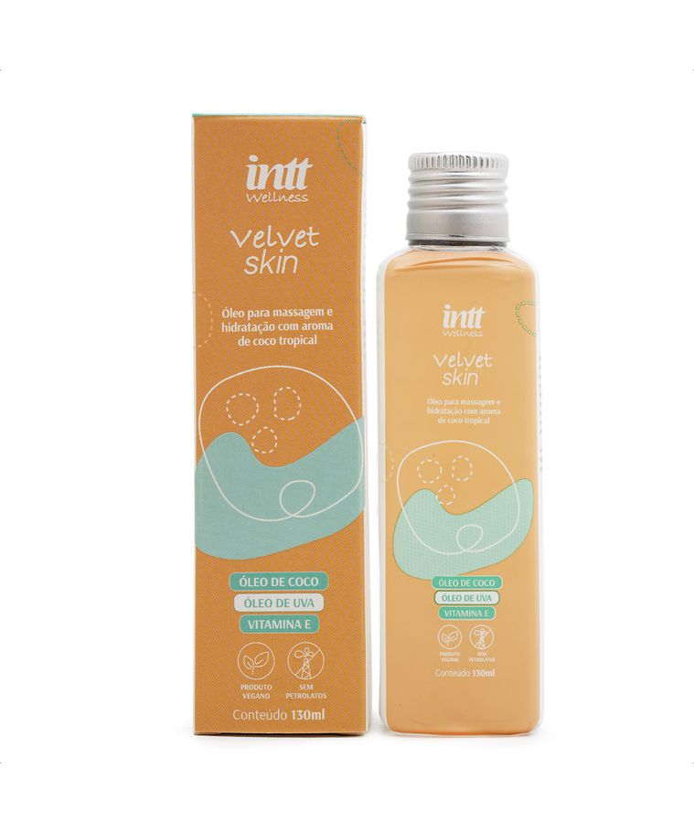 KIT INTT WELLNESS COCONUT - Lubrificante + Gel Beijável + Óleo de Massagem