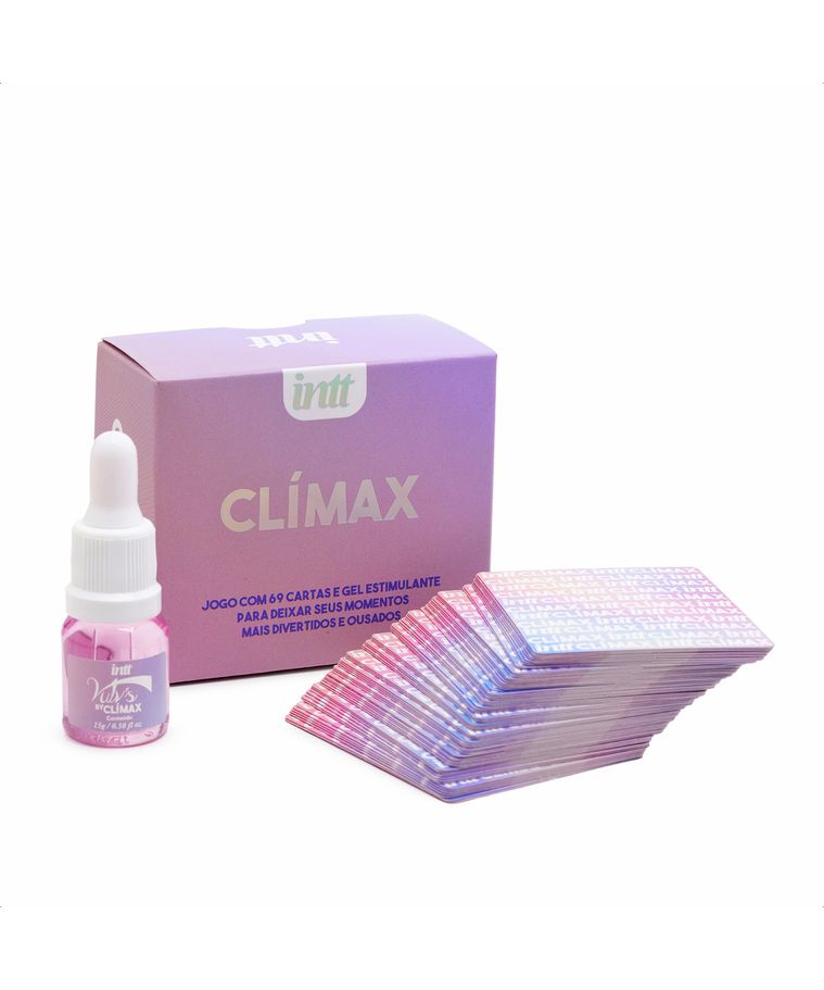 Clímax By Intt - Jogo para Casal - 69 Cartas + Gel Efeito Quente