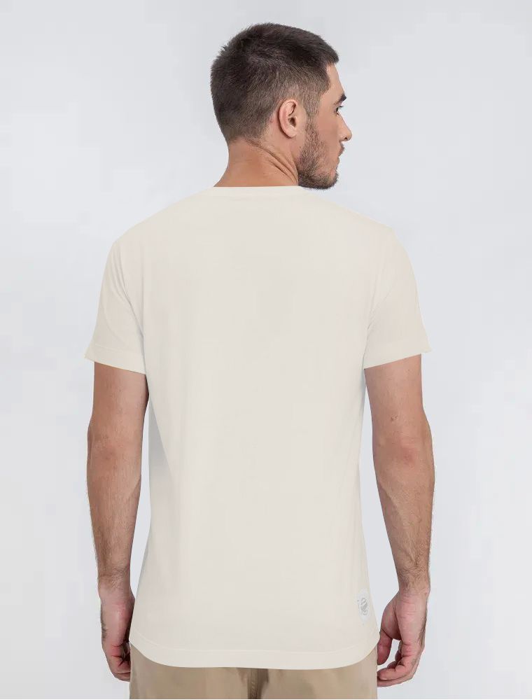 Camiseta Básica Creme