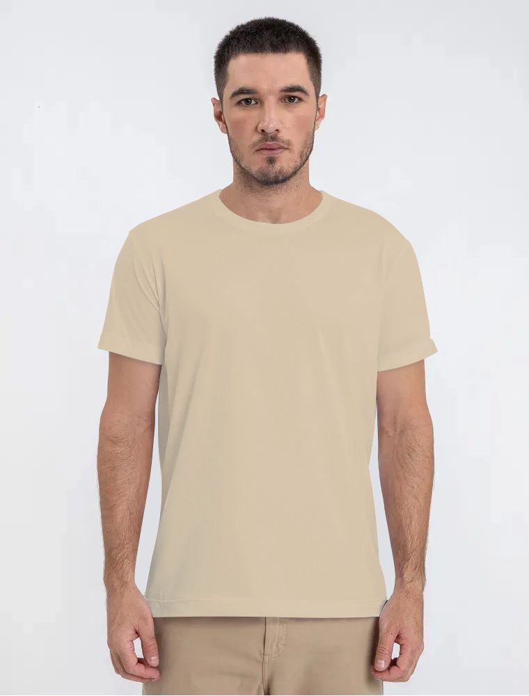 Camiseta Básica Bege Escuro - Hermoso Compadre