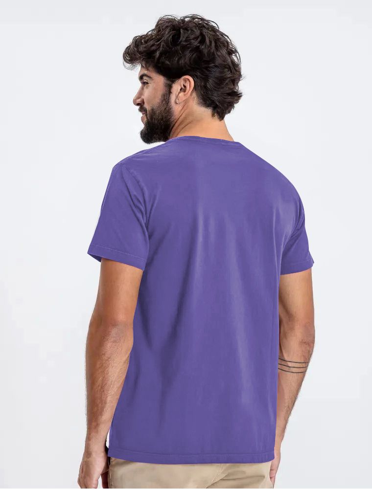 Camiseta Básica Azul Lotus