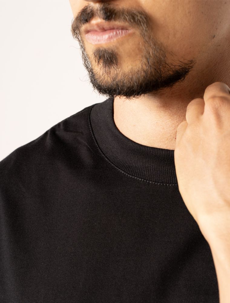 Camiseta Oversized Street Heavy Preta