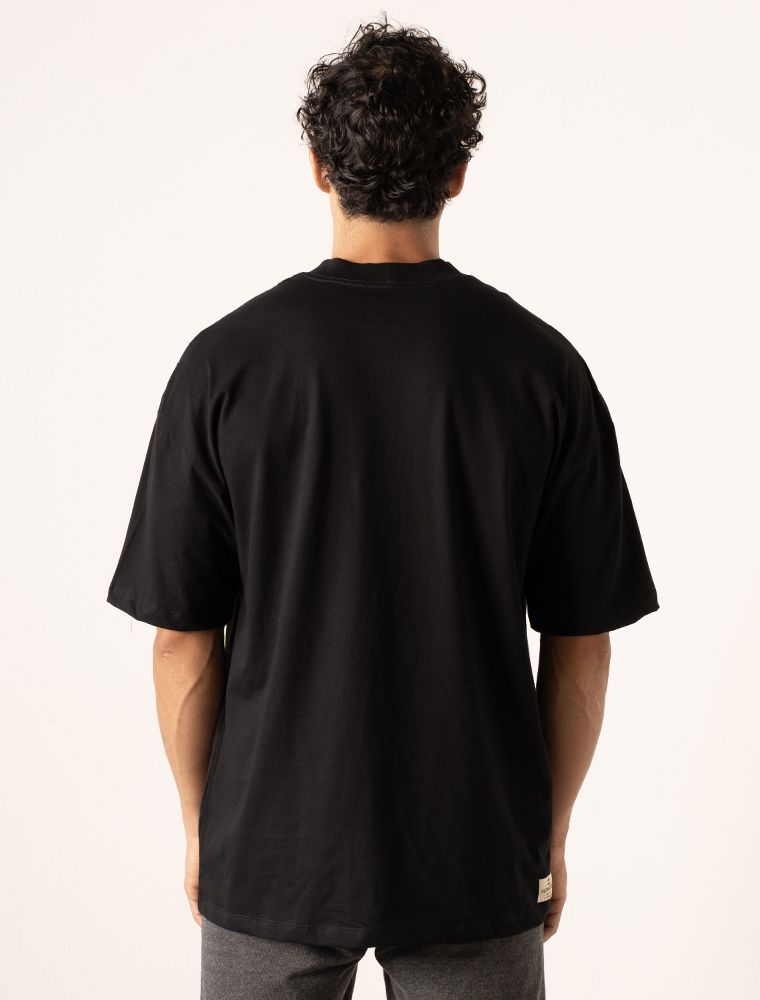 Camiseta Oversized Street Heavy Preta