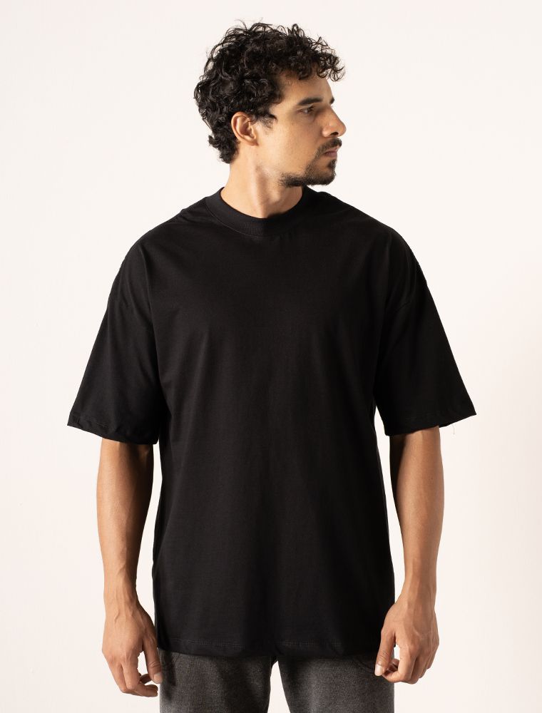 Camiseta Oversized Street Heavy Preta