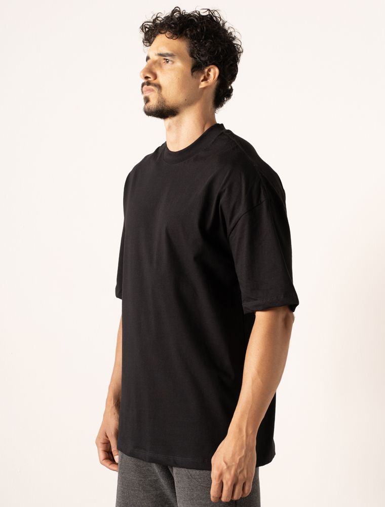 Camiseta Oversized Street Heavy Preta