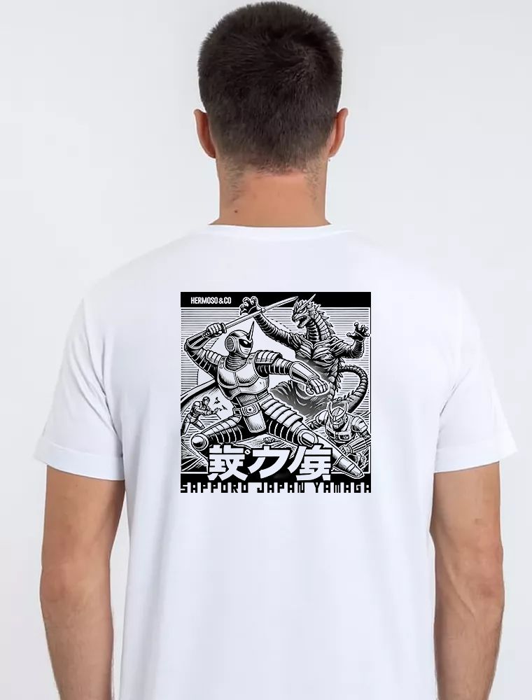 Camiseta Jiraya Sapporo Yamaga Branca - Hermoso Compadre