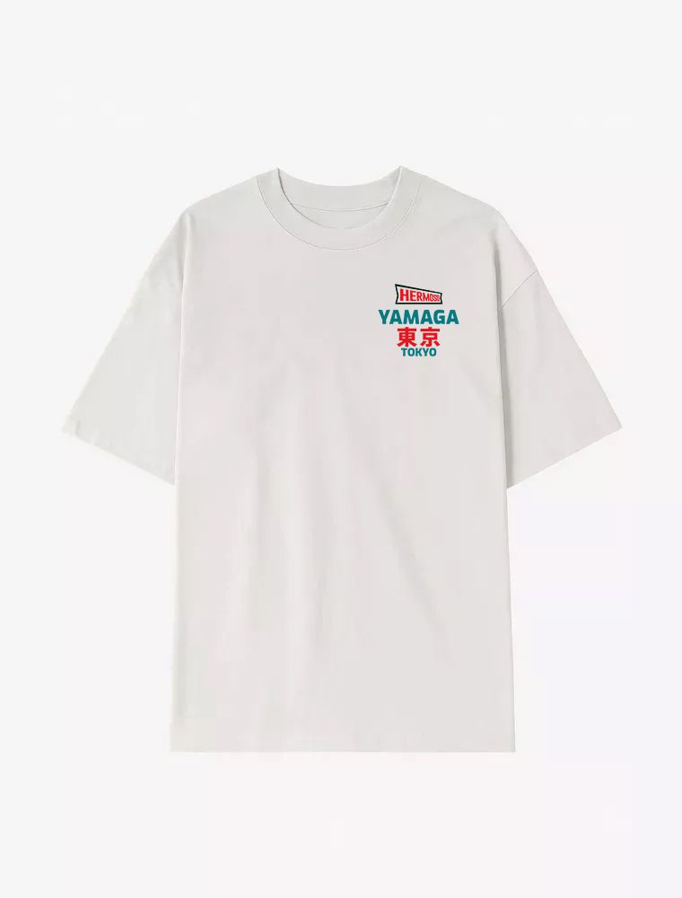 Camiseta Oversized JAPAN BOXING Street Heavy Off White