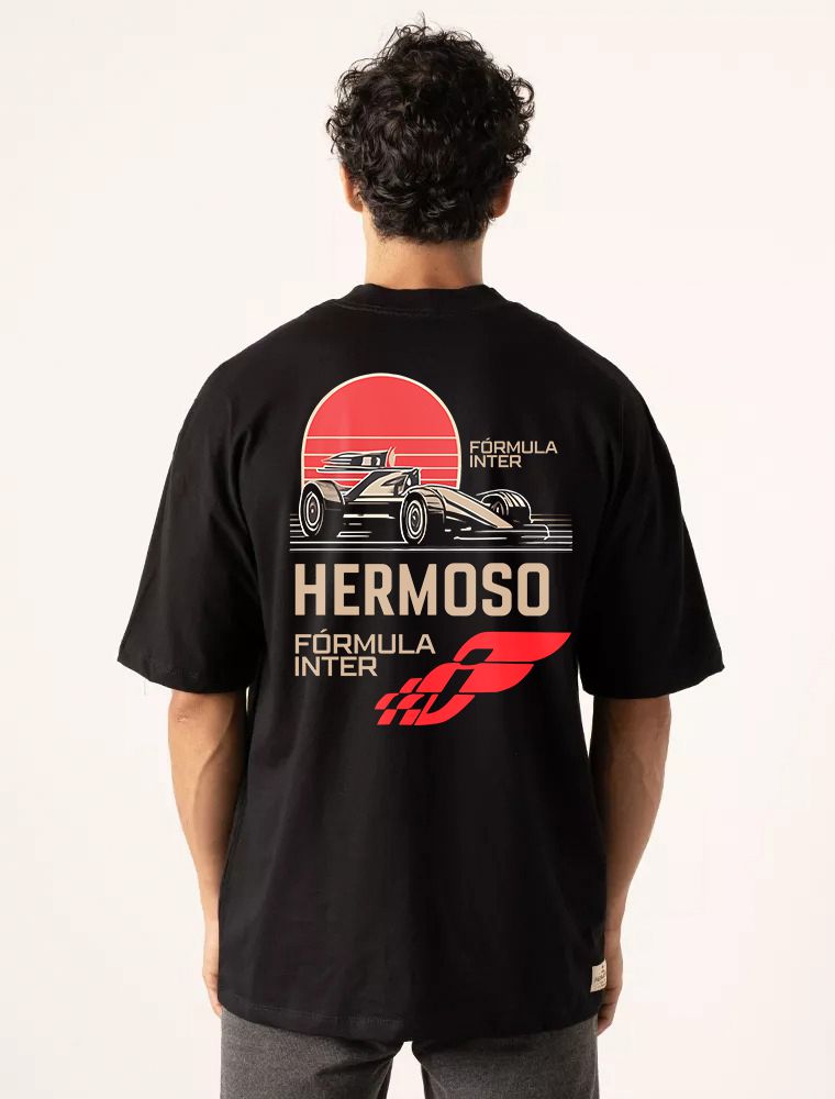 Camiseta Oversized Hermoso Formula Inter Por do So - Hermoso Compadre
