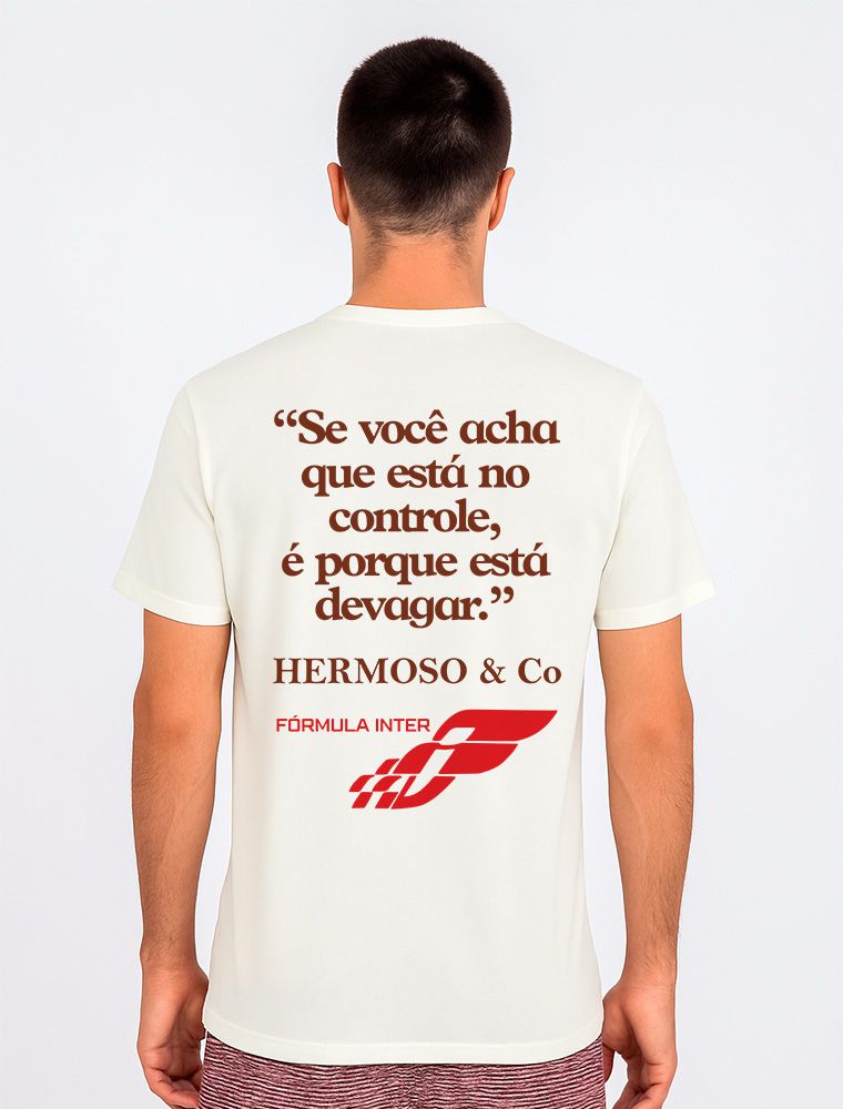 Camiseta Hermoso Formula Inter no Controle Off Whi... - Hermoso Compadre