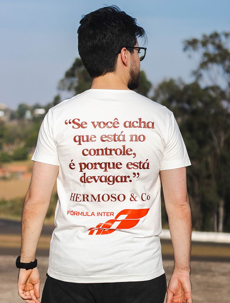Camiseta Hermoso Formula Inter no Controle Off White