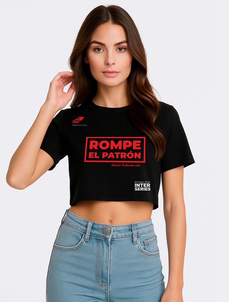 Cropped Feminino Hermoso Formula Inter Rompe El Pa... - Hermoso Compadre