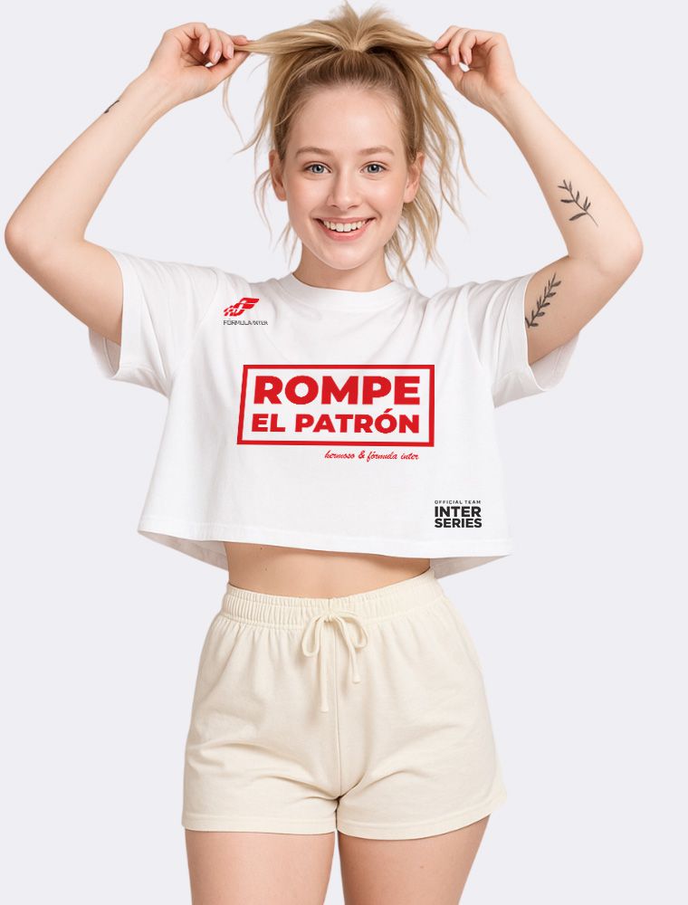 Cropped Feminino Hermoso Formula Inter Rompe El Pa... - Hermoso Compadre